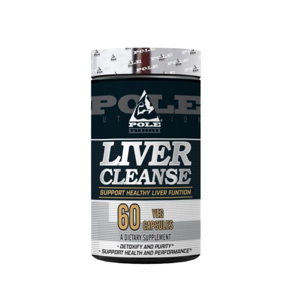 Pole Nutrition Liver Cleanse 60 Veg Capsules with Milk Thistle, Betaine, Vitamins C & E and Selenium for Liver Detox and Healthy Liver Function